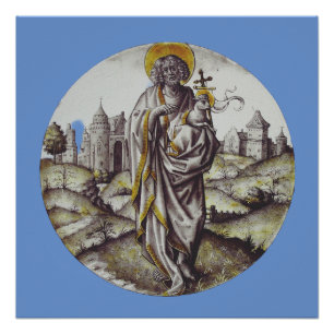 Póster Roundel con San Juan Bautista