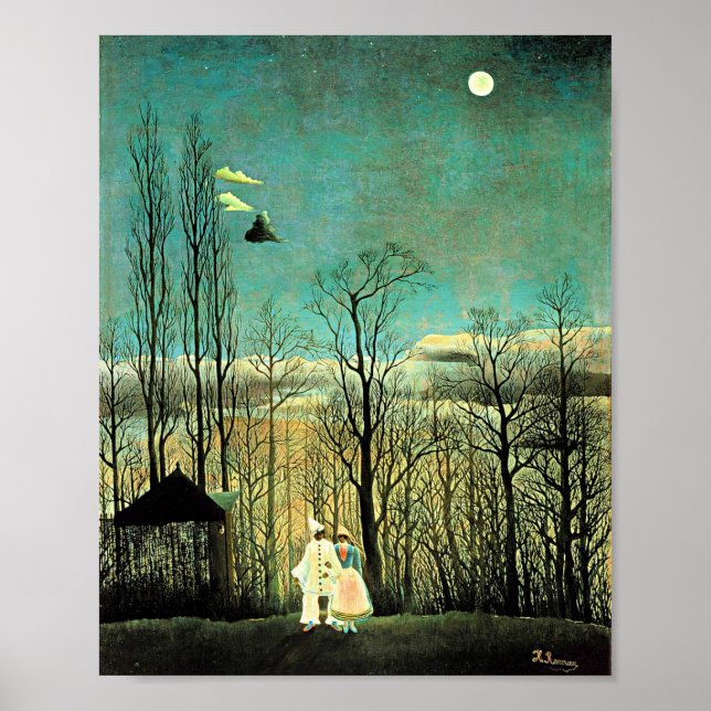Póster Rousseau - Noche de Carnaval (Frente)