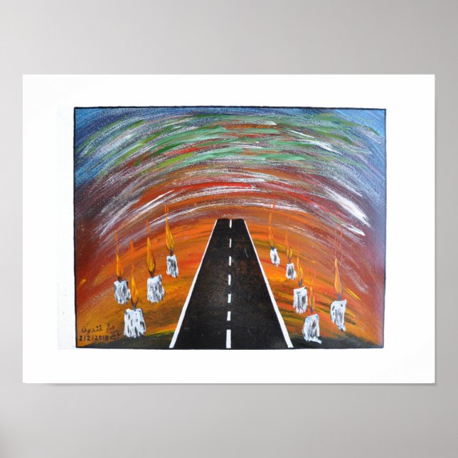 Póster Route de souffrance / Paper (Matte) (Frente)