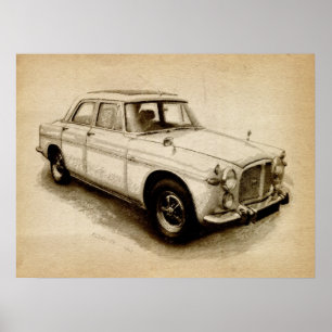 Póster Rover P5 1968