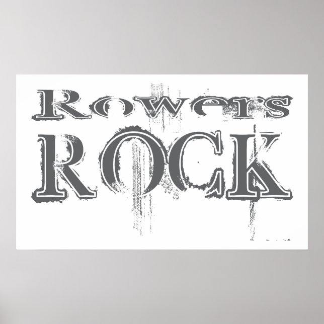 Póster Rowers Rock (Frente)