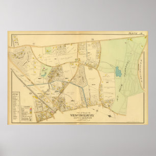 Póster Roxbury del oeste, Massachusetts 5