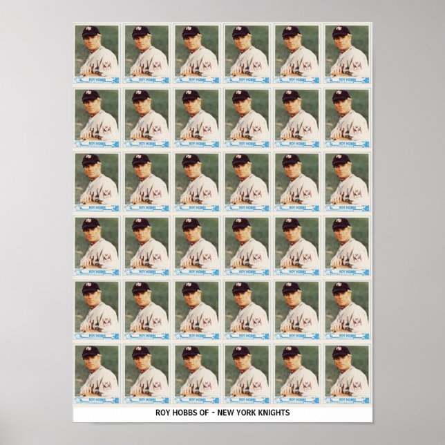 Póster Roy Hobbs Uncut Cards (Frente)