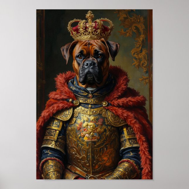Póster Royal Boxer Portrait (Frente)