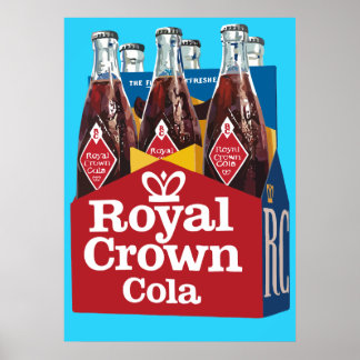 PÓSTER ROYAL CROWN COLA