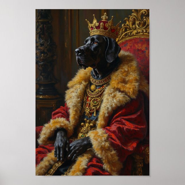 Póster Royal Great Dane Portrait (Frente)