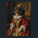 Póster Royal Havanese Portrait<br><div class="desc">An elegant royal portrait featuring the charming Havanese portrayed as a noble aristocrat. Inspired by classical renaissance paintings,  the design highlights the breed’s long silky coat and friendly expression with luxurious noble attire and regal details.</div>