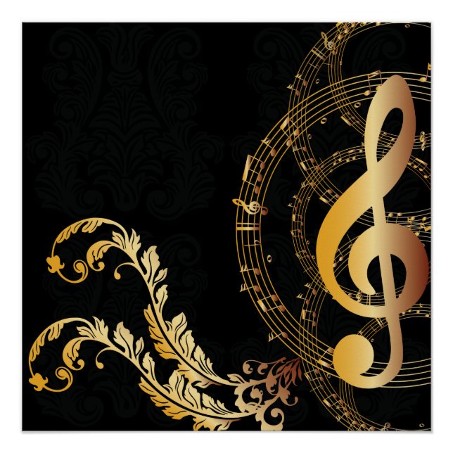 Póster Royal Music Note (Anverso)