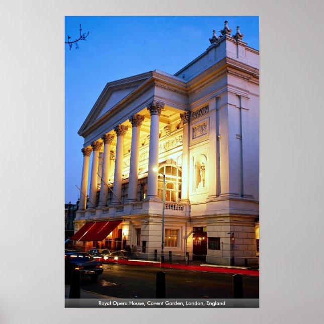 Póster Royal Opera House, Covent Garden, London, England (Frente)