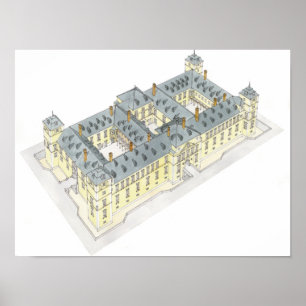 Póster Royal Palace del EL Pardo. Madrid España