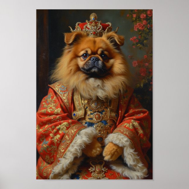 Póster Royal Pekingese Portrait (Frente)