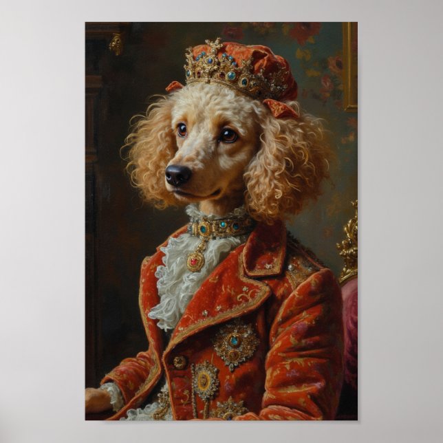 Póster Royal Poodle Portrait (Frente)