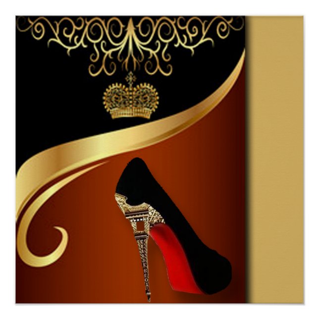 Póster Royality Paris High Heol & Gold Crown (Anverso)