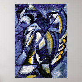 Póster Rozanova - Blue On Tin 1913