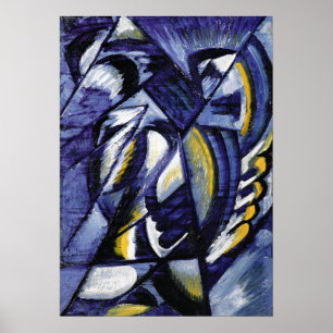 Póster Rozanova - Blue On Tin 1913