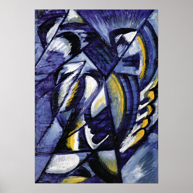 Póster Rozanova - Blue On Tin 1913 (Frente)