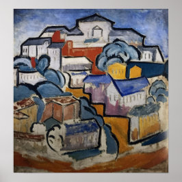 Póster Rozanova - Cityscape 1912