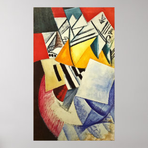 Póster Rozanova - Composición Con Tarjetas 1915