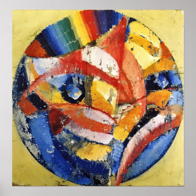 Póster Rozanova - Composición de color 1914 (Frente)