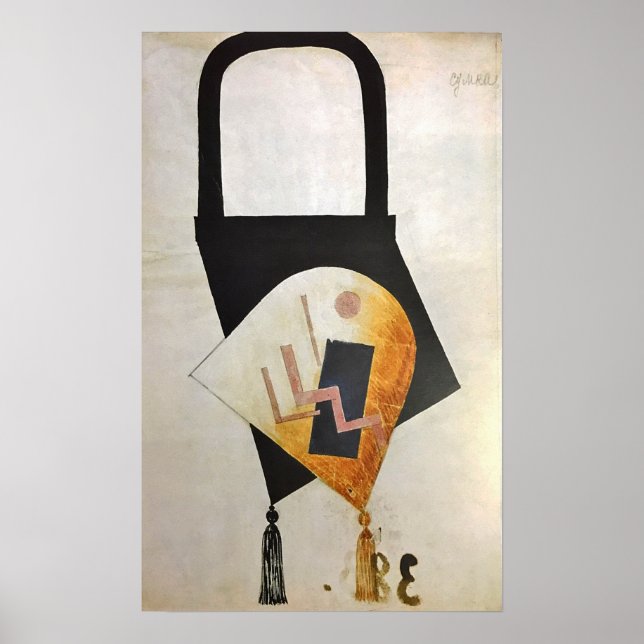 Póster Rozanova - Diseño de Bolsa de Mujeres 1917 (Frente)