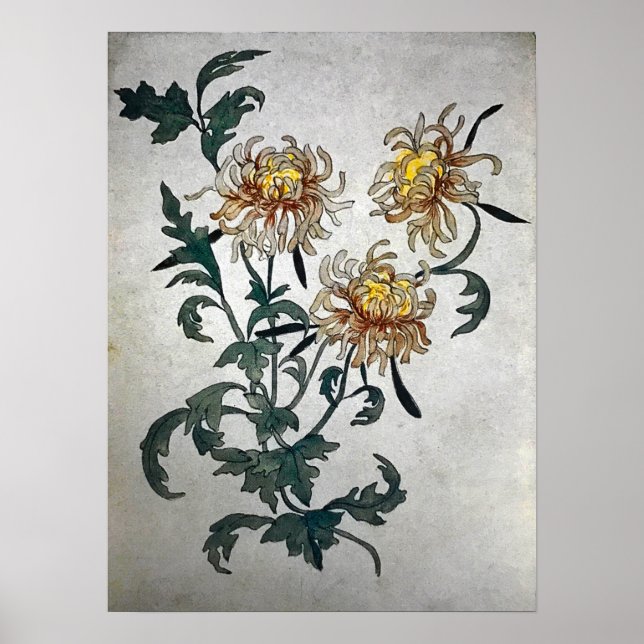 Póster Rozanova - Flores 1900 (Frente)