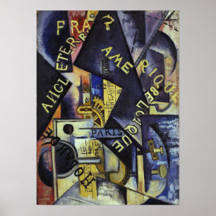 Póster Rozanova - Metronome 1915