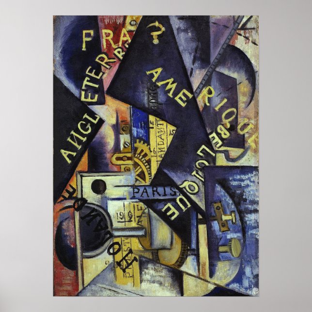 Póster Rozanova - Metronome 1915 (Frente)