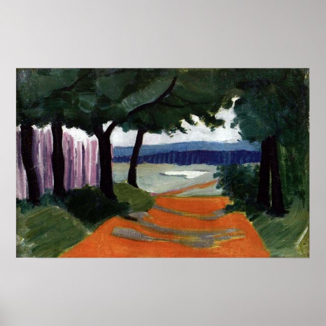 Póster Rozanova - Paisaje 1909 (Frente)