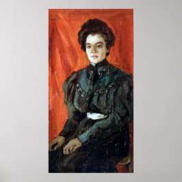 Póster Rozanova - Retrato femenino 1907