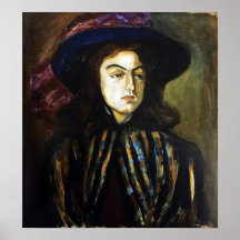 Rozanova - Retrato femenino 1907