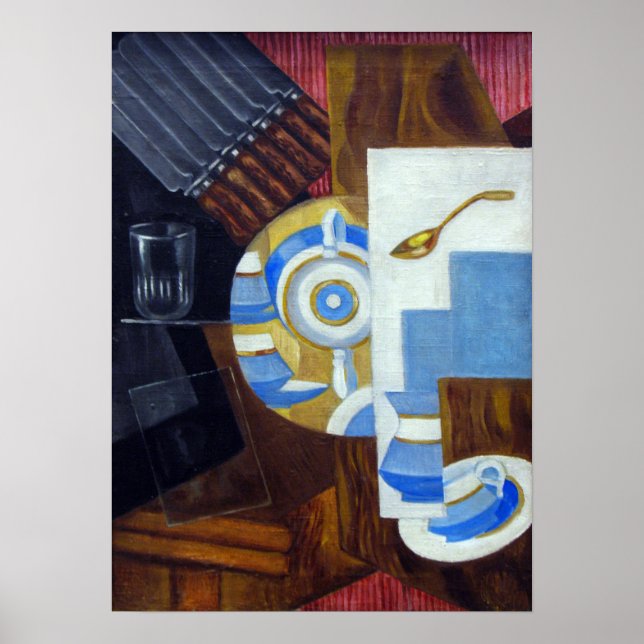 Póster Rozanova - Silla Con Platos 1915 (Frente)