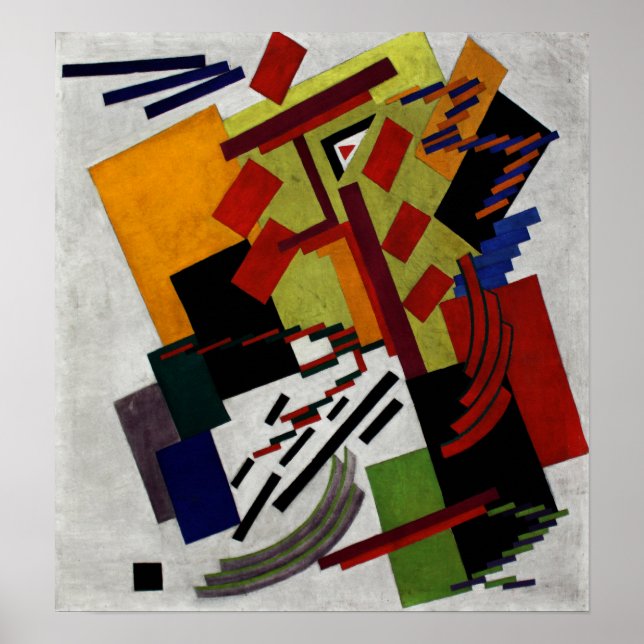 Póster Rozanova - Suprematismo 1916 (Frente)