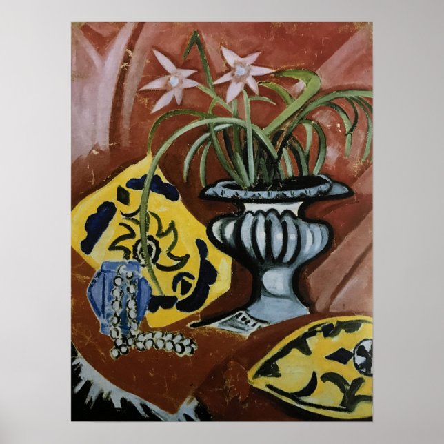 Póster Rozanova - Vase de la vida residual 1912 (Frente)