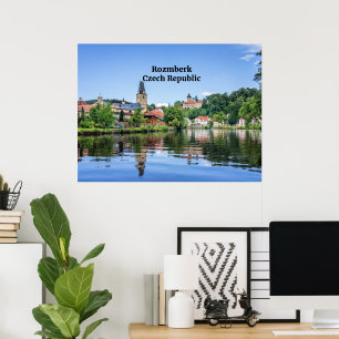 Póster Rozmberk, República Checa,