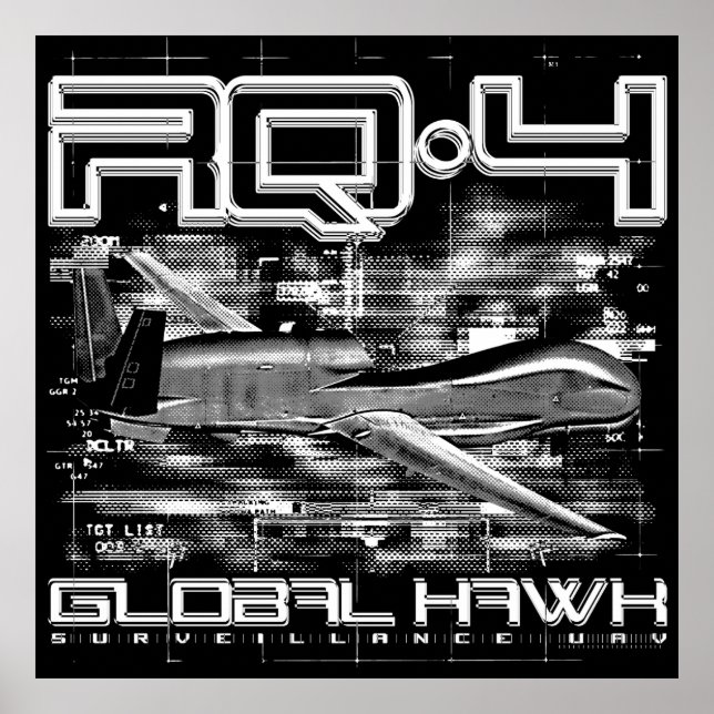 Póster RQ-4 Global Hawk (Frente)