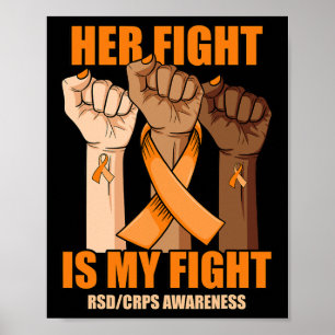 Póster Rsd Crps Conciencia Que Su Lucha Es Mi Mano De Luc