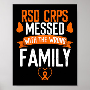 Póster Rsd Crps Equivocado Naranja De Familia Equivocada