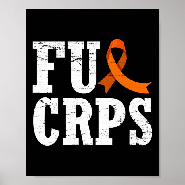 Póster Rsd Crps Guerrero De Fck Crps Concientización (Frente)