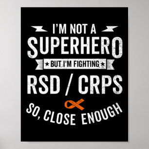 Póster RSD CRPS Naranja de Apoyo a la Concienciación de S