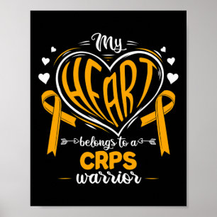 Póster Rsd Mi Corazón Pertenece A Crps Warrior Crps Aware