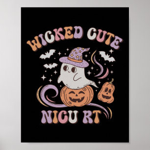 Póster Rt Halloween Fantasma Tembloroso Terapia Respirato
