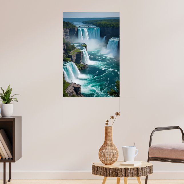 Póster "Ruar desde arriba - Niagara cae elegancia" (Salón 3)