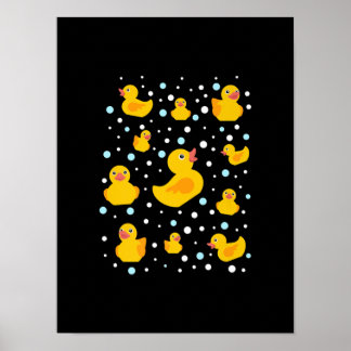 Póster Rubber Duck Print