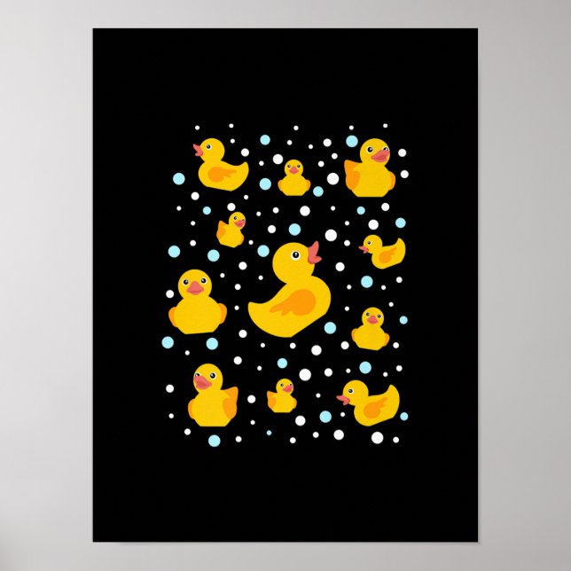 Póster Rubber Duck Print (Frente)