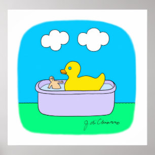 Póster Rubber Ducky