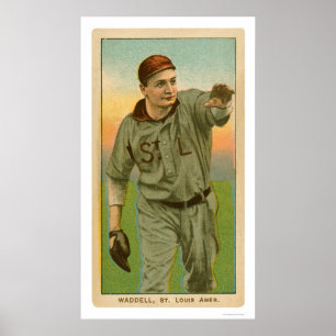 Póster Rube Waddell Baseball 1909