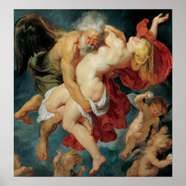 Póster Rubens - Borei Abducts Orifia, 1620 (Frente)
