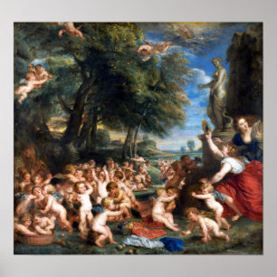 Póster Rubens - Culto a Venus