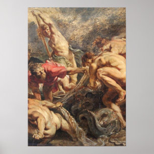 Póster Rubens - El milagroso borrador de los peces