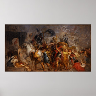 Póster Rubens - Entrada Triunfal De Enrique IV En París
